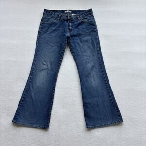 Levis Women Jeans‎ Size 12 537 Low Flare Blue Medium Wash Denim (approx 32x28)